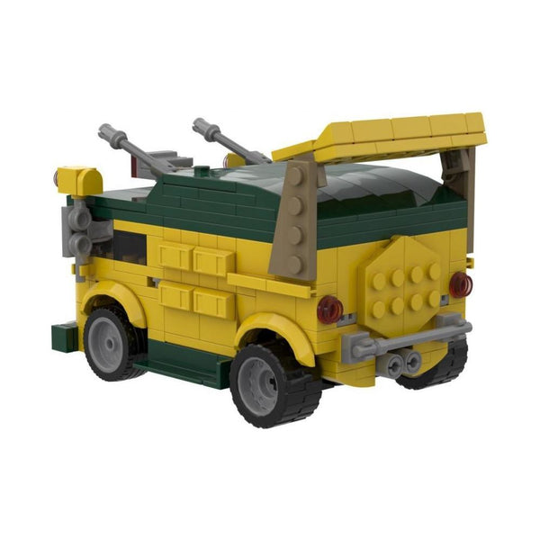 Modbrix 107817 - Turtles Pizza Van - 351 Klemmbausteine