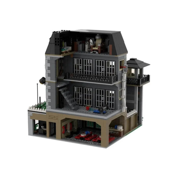 Modbrix 108016  - Hochsicherheitsgefängnis Modular Building - 1183 Klemmbausteine