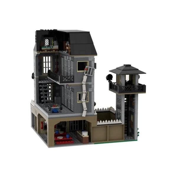 Modbrix 108016  - Hochsicherheitsgefängnis Modular Building - 1183 Klemmbausteine